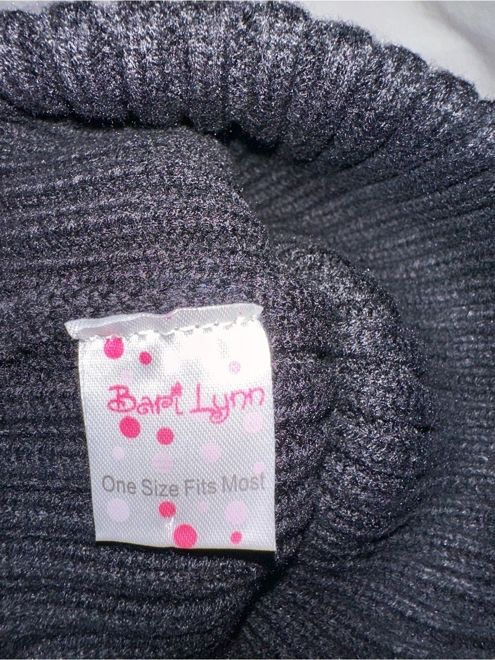 Bari Lynn Stylish Sequin Leopard Pom Beanie - Black - Picture 4 of 4